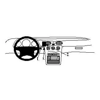 Brodit Proclip Monteringsbeslag - Mercedes Benz A-Class 98-00