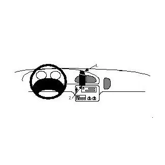 Brodit Proclip Monteringsbeslag - Chrysler Voyager 96-00