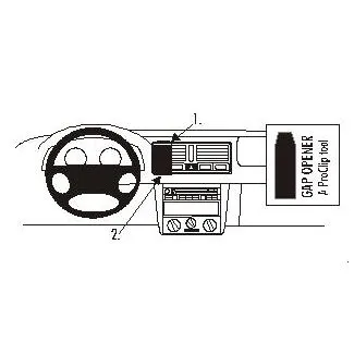 Brodit Proclip Monteringsbeslag - Volkswagen Golf IV 98-03 og Golf IV Variant 00-04