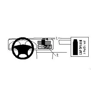Brodit Proclip Monteringsbeslag - Nissan Frontier 98-01