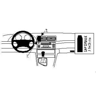 Brodit ProClip Monteringsbeslag - BMW 3-Series M3 E46 98-04 og BMW Compact 01-07