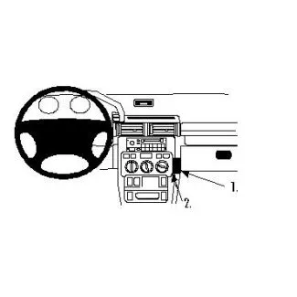 Brodit Proclip Monteringsbeslag - Land Rover Freelander 98-03