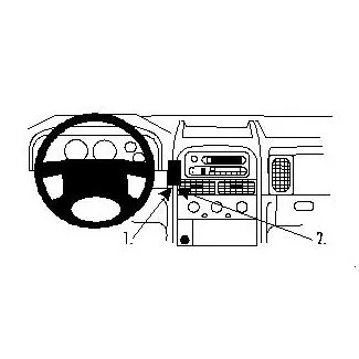 Brodit Proclip Monteringsbeslag - Jeep Grand Cherokee 99-04