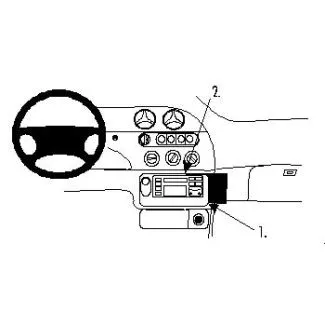 Brodit Proclip Monteringsbeslag - Ford Cougar 99-07
