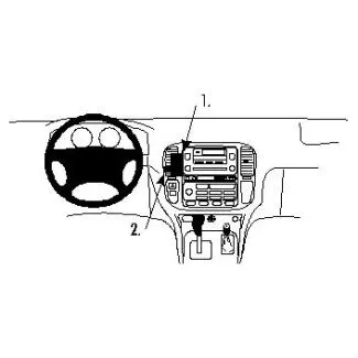 Brodit Proclip Monteringsbeslag - Lexus LX Series 99-02