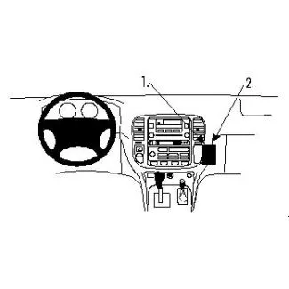 Brodit Proclip Monteringsbeslag - Lexus LX Series 99-02