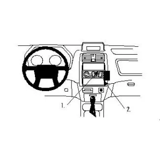 Brodit Proclip Monteringsbeslag - Mitsubishi Space Star 99-02