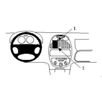 Brodit Proclip Monteringsbeslag - Peugeot 206 99-08