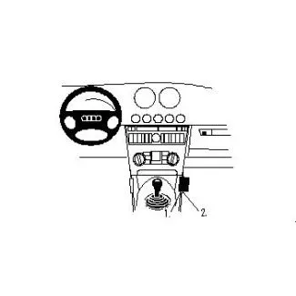 Brodit ProClip Monteringsbeslag - Audi TT 99-06