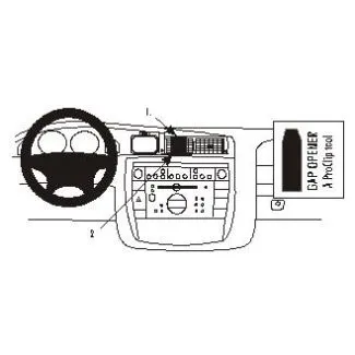 Brodit Proclip Monteringsbeslag - Opel Omega 00-05