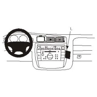 Brodit Proclip Monteringsbeslag - Opel Omega 00-05