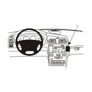 Brodit Proclip Monteringsbeslag - S60 00-04, V70 N 00-04 og XC70 00-04