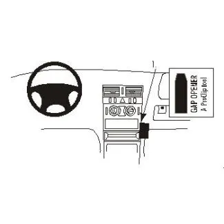 Brodit Proclip Monteringsbeslag - Mercedes Benz E-Class Coupé 95-01, E-Class Sedan 95-01 og E-Class Stationwagon 95-02