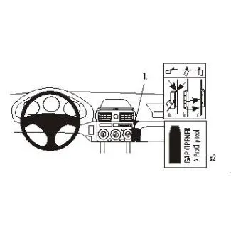 Brodit Proclip Monteringsbeslag - Toyota MR2 Spyder 00-05