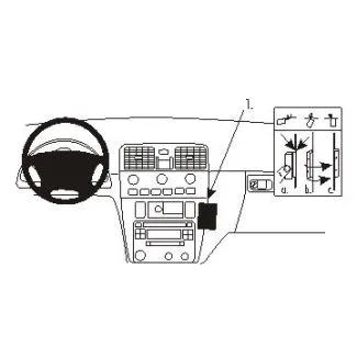 Brodit Proclip Monteringsbeslag - Volvo S40 01-03 og V40 01-03