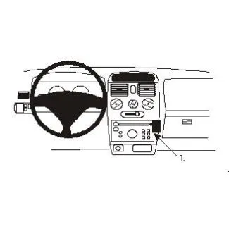 Brodit Proclip Monteringsbeslag - Opel Agila 00-06