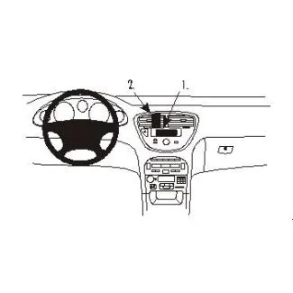 Brodit Proclip Monteringsbeslag - Peugeot 607 01-09