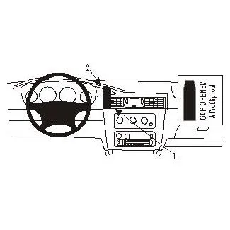 Brodit Proclip Monteringsbeslag - Chrysler Stratus 01-07