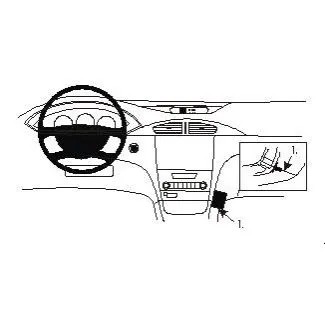 Brodit Proclip Monteringsbeslag - Renault Laguna 01-04