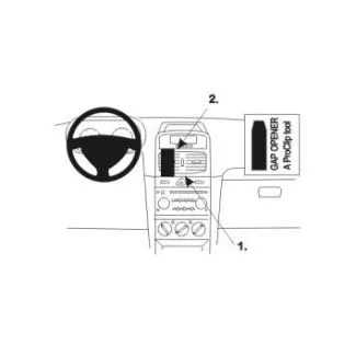 Brodit Proclip Monteringsbeslag - Renault Clio II 02-05, Clio Storia 06-09 og Thalia 99-08