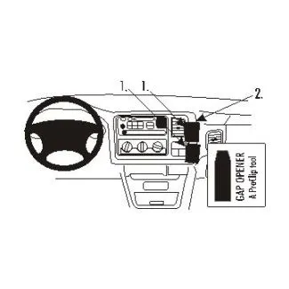 Brodit Proclip Monteringsbeslag - Chevrolet Avalanche 03-06, Pickup 99-06, Silverado 99-06, Suburban 03-06 og Tahoe 03-06