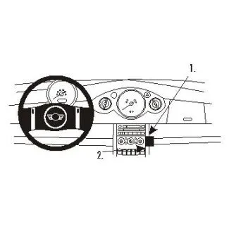 Brodit Proclip Monteringsbeslag - Mini Cooper 01-06 og Cooper Convertible 01-07