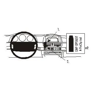 Brodit Proclip Monteringsbeslag - BMW 7-Series E65 02-08