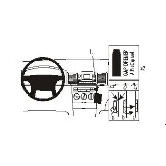 Brodit Proclip Monteringsbeslag - Toyota Corolla 02-07