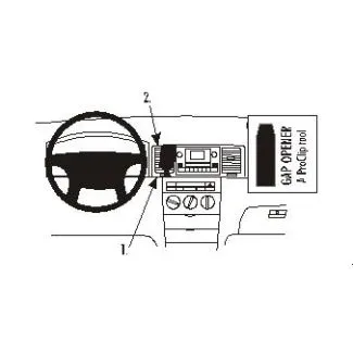 Brodit Proclip Monteringsbeslag - Toyota Corolla 02-07