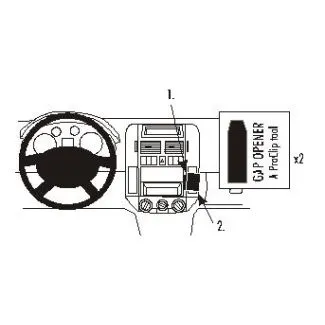 Brodit Proclip Monteringsbeslag - Volkswagen Polo 02-09