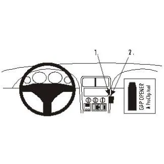 Brodit Proclip Monteringsbeslag - BMW Z3 96-02
