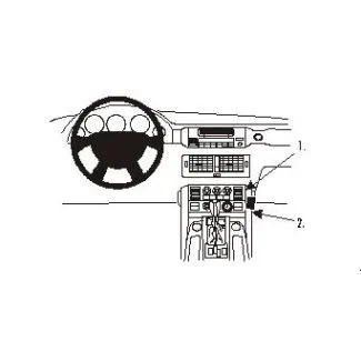 Brodit Proclip Monteringsbeslag - Land Rover Range Rover 02-12