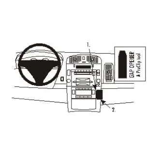 Brodit Proclip Monteringsbeslag - Cadillac SRX 04-06