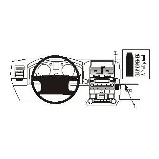 Brodit Proclip Monteringsbeslag - Volkswagen Touareg 03-09