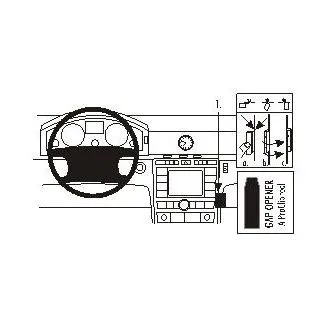 Brodit Proclip Monteringsbeslag - Volkswagen Phaeton 03-10