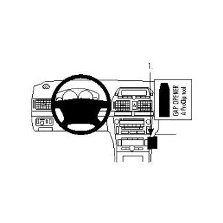 Brodit Proclip Monteringsbeslag - Toyota Avensis 03-08