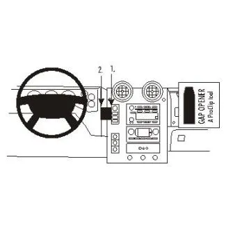 Brodit Proclip Monteringsbeslag - Hummer H2 03-07
