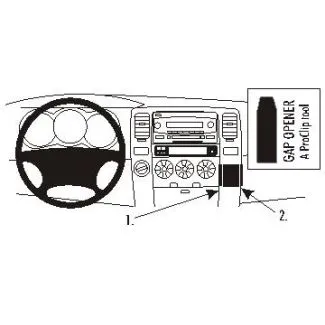 Brodit Proclip Monteringsbeslag - Toyota 4Runner 03-09