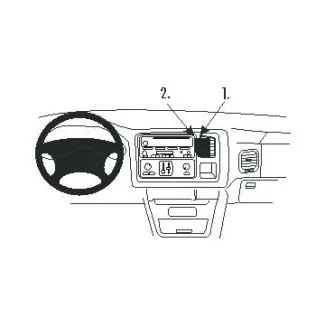 Brodit Proclip Monteringsbeslag - Chevrolet Avalanche 03-06, Pickup 03-06, Silverado 03-06, Suburban 03-06 og Tahoe 03-06