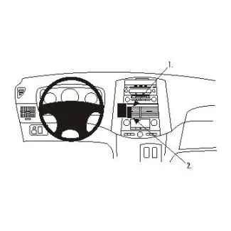 Brodit Proclip Monteringsbeslag - Toyota Sienna 04-10