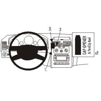 Brodit Proclip Monteringsbeslag - Volkswagen Touran 03-15