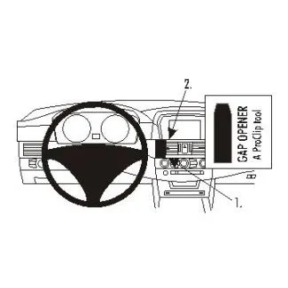 Brodit Proclip Monteringsbeslag - BMW 5-Series M5 E60, E61 04-10 (IKKE til M-Sport)