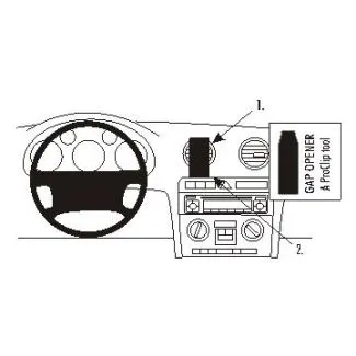 Brodit ProClip Monteringsbeslag - Audi A3 03-06 og Audi S3 03-06