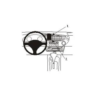 Brodit Proclip Monteringsbeslag - Honda Insight 01-08