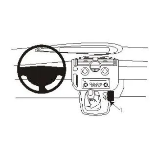 Brodit Proclip Monteringsbeslag - Renault Scénic 04-09