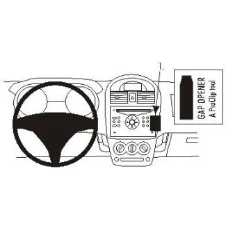 Brodit Proclip Monteringsbeslag - Subaru G3X Justy 04-07 og Suzuki Ignis 04-09