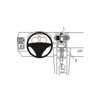 Brodit Proclip Monteringsbeslag - Volvo C30 07-15, C70 06-15, S40 04-12 og V50 04-12