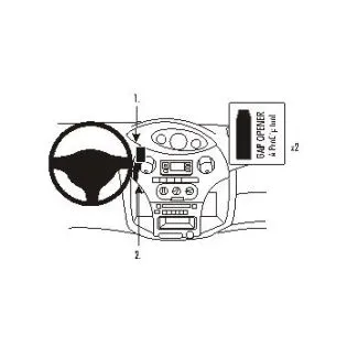 Brodit Proclip Monteringsbeslag - Toyota Yaris 03-05