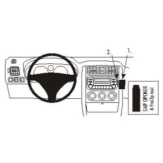 Brodit Proclip Monteringsbeslag - Suzuki Aerio 05-09 og Liana 04-06
