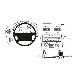 Brodit ProClip Monteringsbeslag - Audi A3 03-12 og S3 03-06